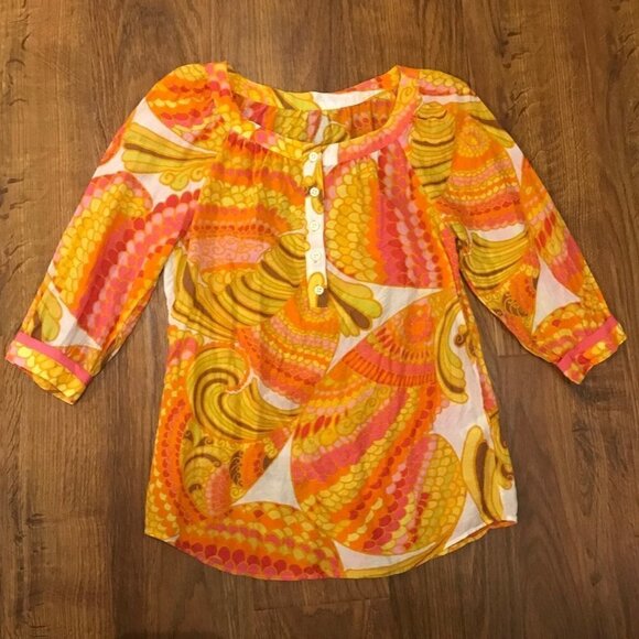 Trina Turk printed blouse - Picture 1 of 4